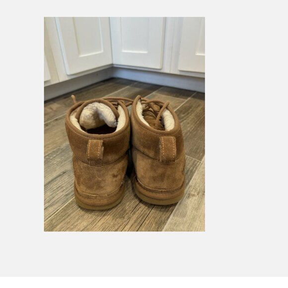 MEN'S UGG NEUMEL SUEDE BOOT CHESTNUT BROWN SIZE 12 3236 - Picture 9 of 16